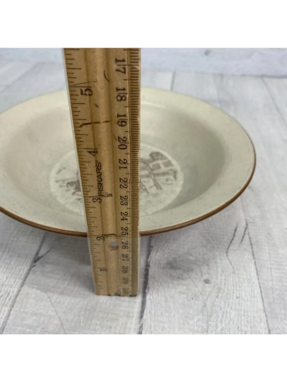 Collection Manoir CXY1 Cabin & Boat Hand Crafted Korea Ceramic Rim Bowls Set 2